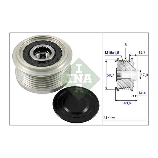 INA Alternator Pulley 425720140