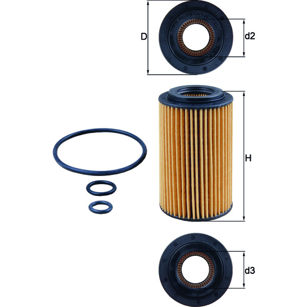 M/Knecht Oil Filter 501220374