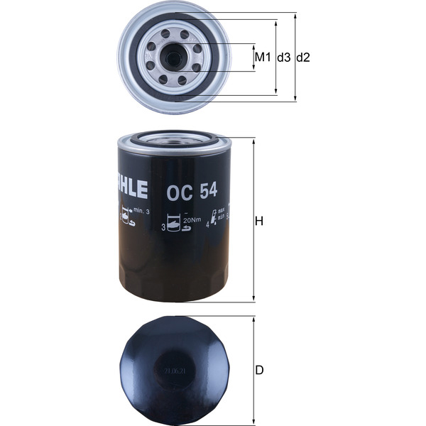 M/Knecht Oil Filter 501330024