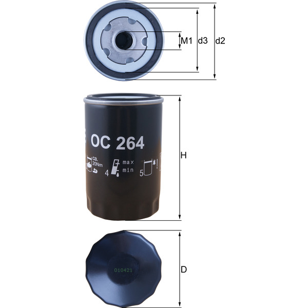 M/Knecht Oil Filter 501440104