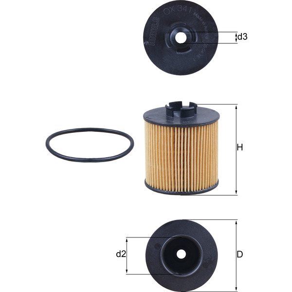 M/Knecht Oil Filter 501440354