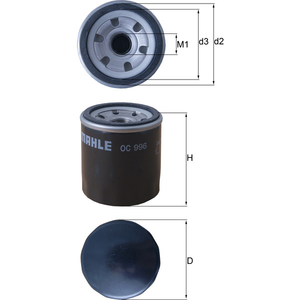 M/Knecht Oil Filter 501560054
