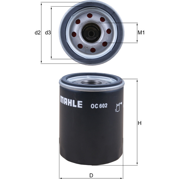 M/Knecht Oil Filter 501630064