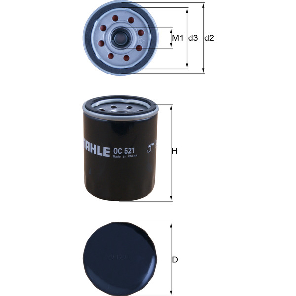 M/Knecht Oil Filter 501680044