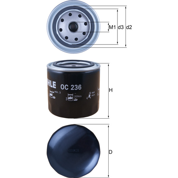 M/Knecht Oil Filter 501700144