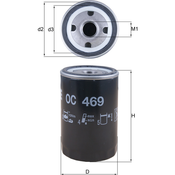 M/Knecht Oil Filter 501750034