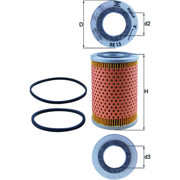 M/Knecht Oil Filter 501993124