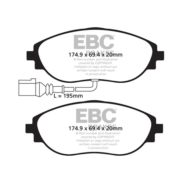 EBC BLUE EBC Performance Pads 93079003B