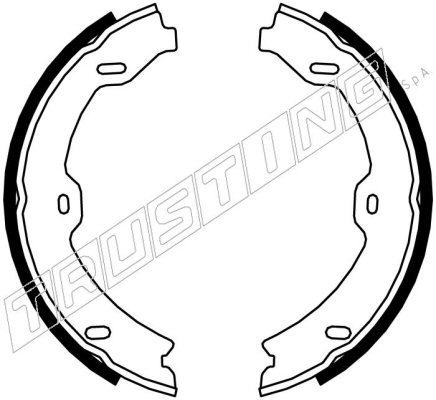 Pagid Handbrake Shoes 103220218