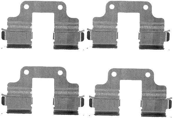 Pagid Brake Pad Fitting Kits 107670108