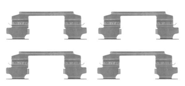 Pagid Brake Pad Fitting Kits 107700718