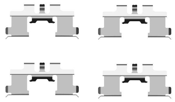 Pagid Brake Pad Fitting Kits 107810028