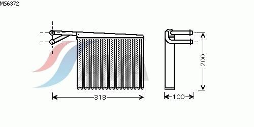 Vemo Heater Matrix 214220070