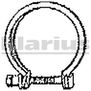 KLARIUS Exhaust &lsquo;O&rsquo; Rings/Clamp 712540211