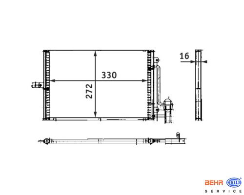 Mahle Condenser 222330190