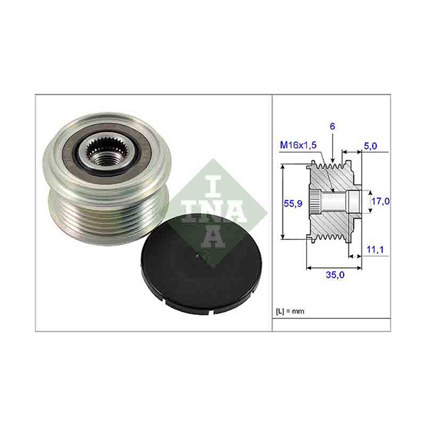 INA Alternator Pulley 425440310