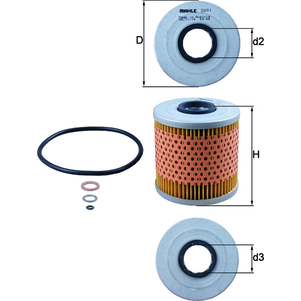 M/Knecht Oil Filter 501110084