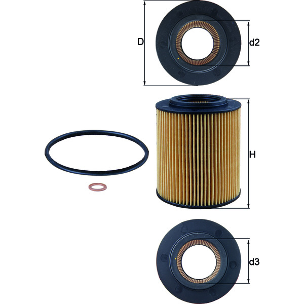 M/Knecht Oil Filter 501110194