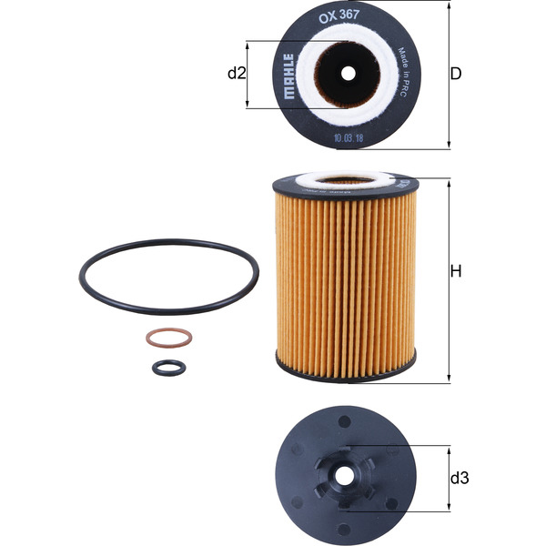 M/Knecht Oil Filter 501110274