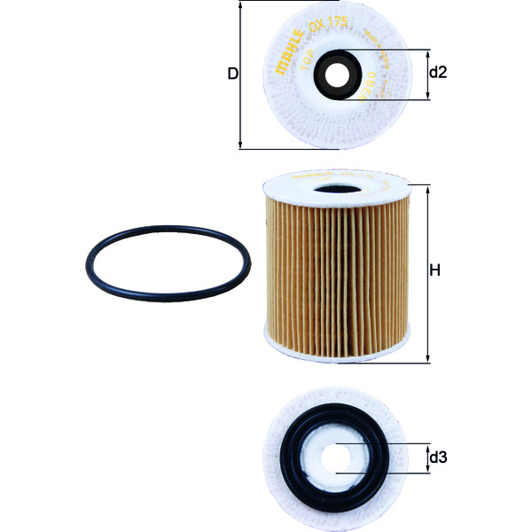 M/Knecht Oil Filter 501120014
