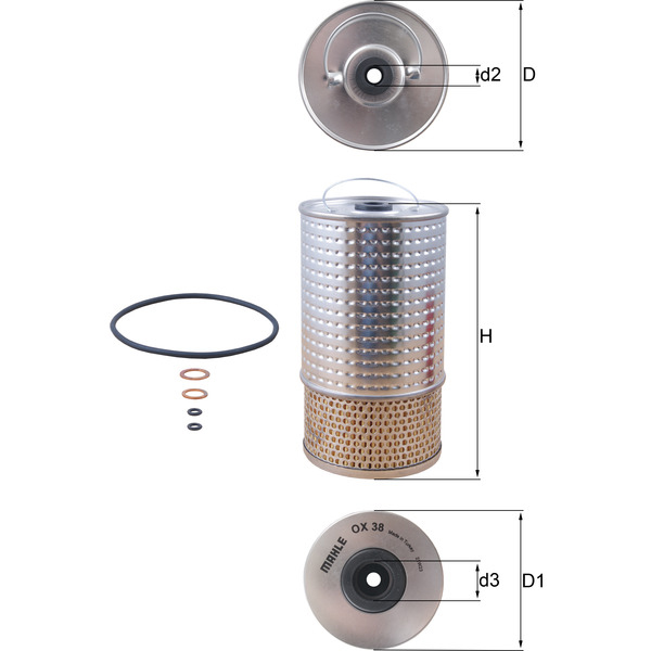 M/Knecht Oil Filter 501220084