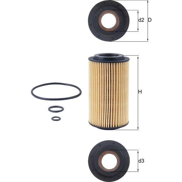 M/Knecht Oil Filter 501220174
