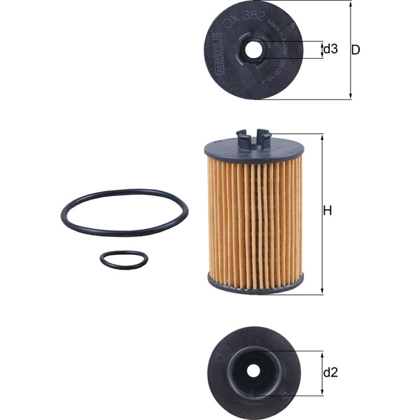 M/Knecht Oil Filter 501220254