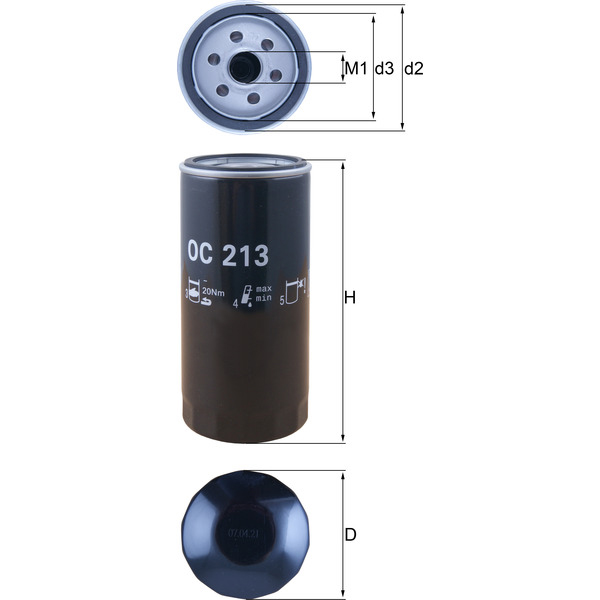M/Knecht Oil Filter 501330064