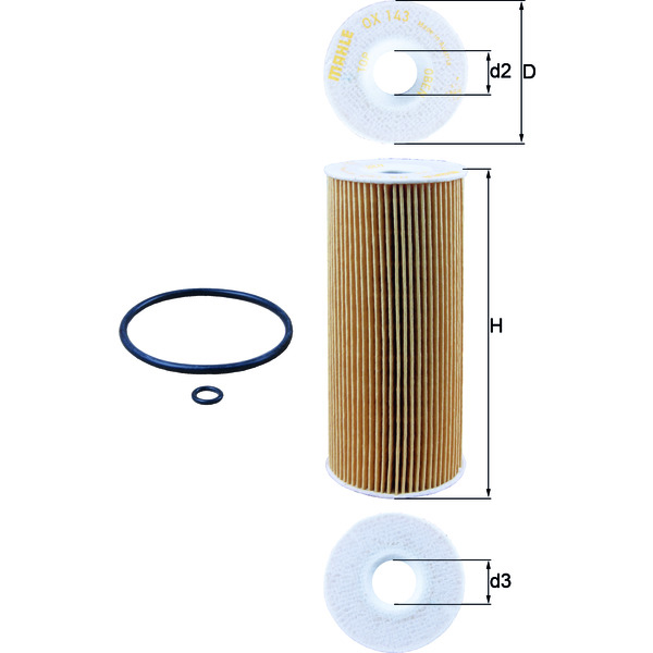 M/Knecht Oil Filter 501440214