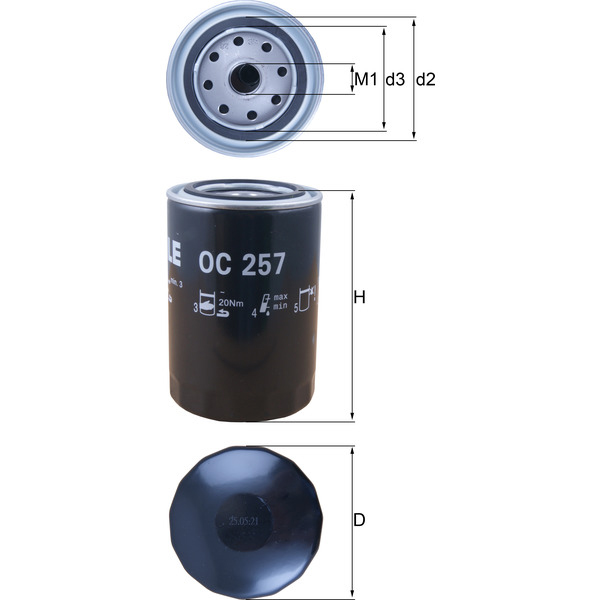M/Knecht Oil Filter 501440254
