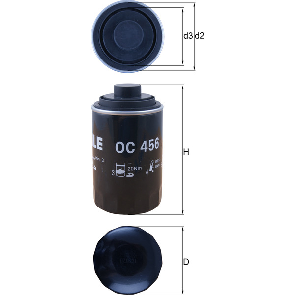 M/Knecht Oil Filter 501440464