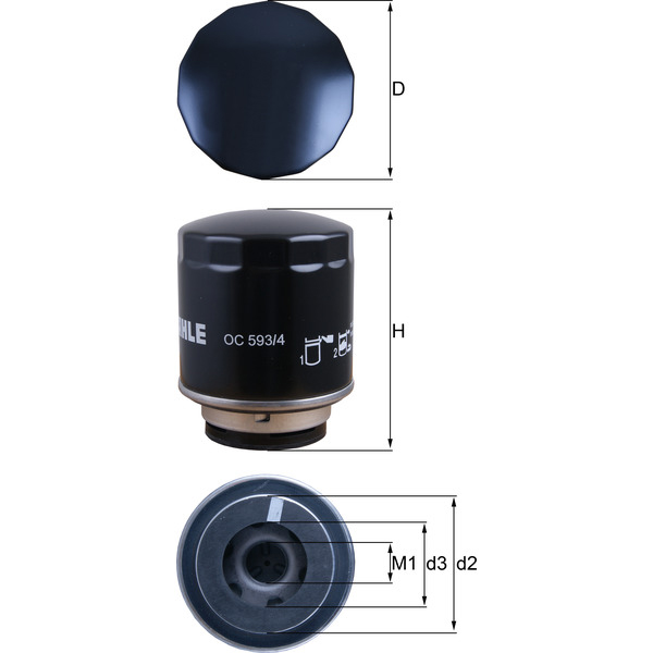 M/Knecht Oil Filter 501440474