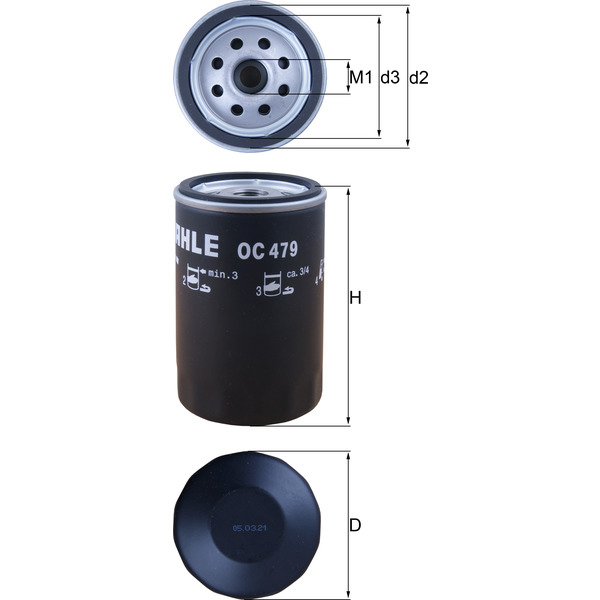 M/Knecht Oil Filter 501520024