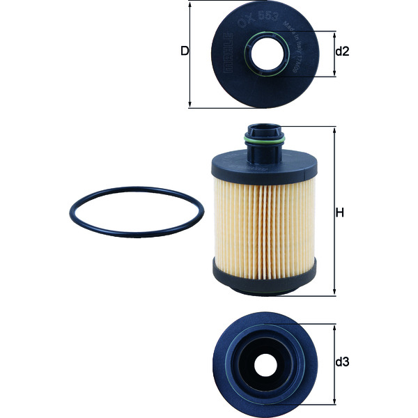 M/Knecht Oil Filter 501580114