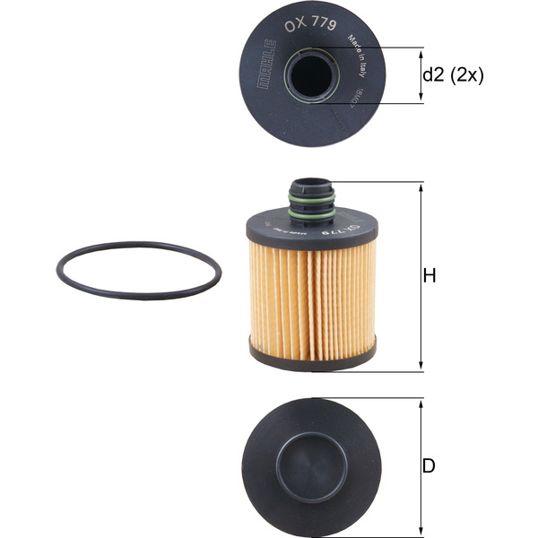 M/Knecht Oil Filter 501580144