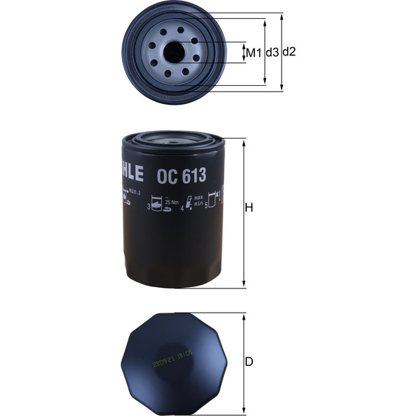 M/Knecht Oil Filter 501591904