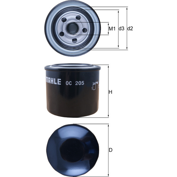 M/Knecht Oil Filter 501630014