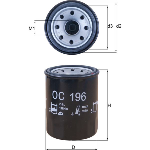 M/Knecht Oil Filter 501660064