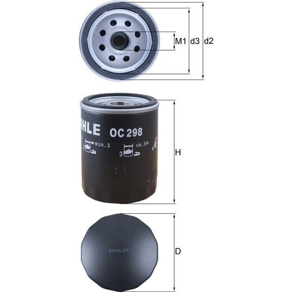 M/Knecht Oil Filter 501670044