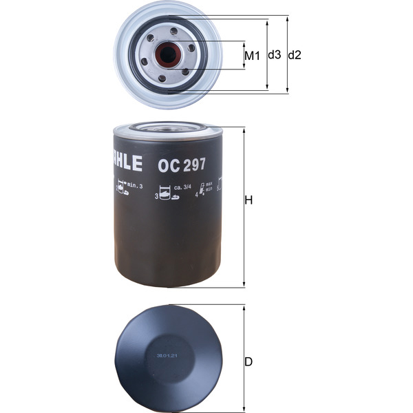 M/Knecht Oil Filter 501690024