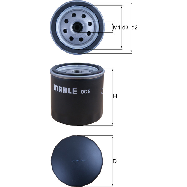 M/Knecht Oil Filter 501735024