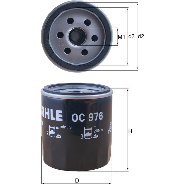 M/Knecht Oil Filter 501735044