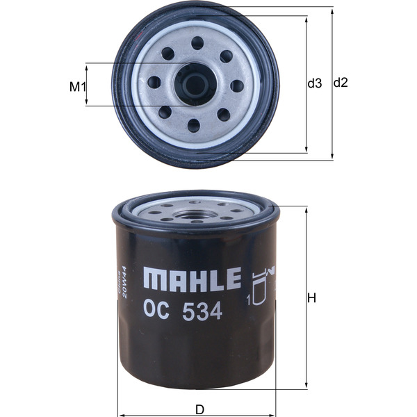 M/Knecht Oil Filter 501820014
