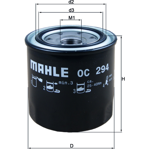 M/Knecht Oil Filter 501820084