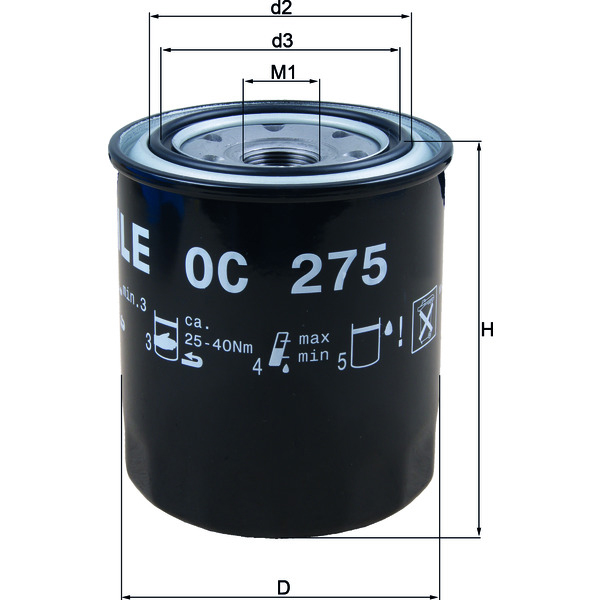 M/Knecht Oil Filter 501820094