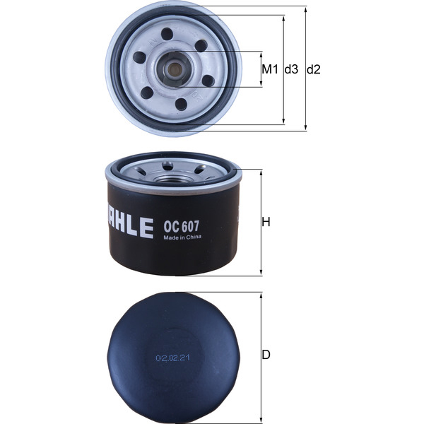 M/Knecht Oil Filter 501910054