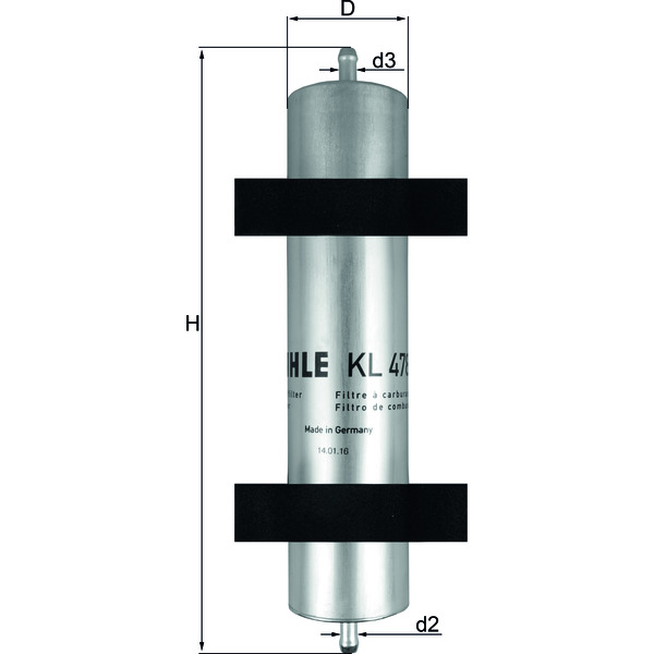 M/Knecht Fuel Filter 503110204