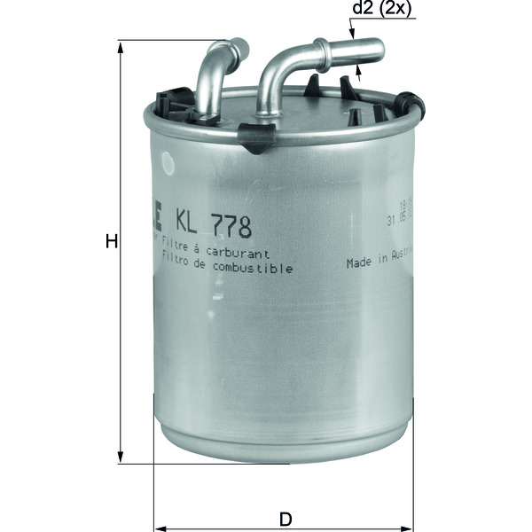 M/Knecht Fuel Filter 503441134