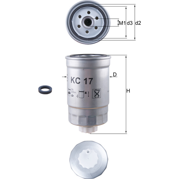 M/Knecht Fuel Filter 503580064