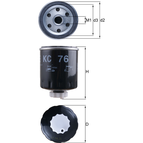 M/Knecht Fuel Filter 503660084